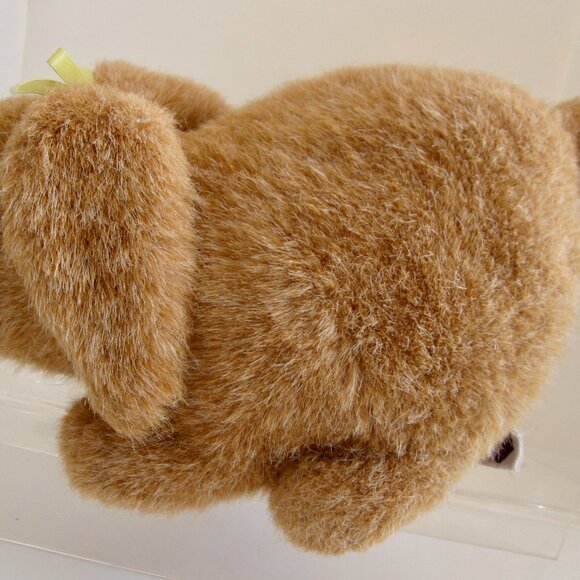 Vintage 90s Mervyns Playful Pals Brown Plush Bunny Puppet Rabbit EASTER GIFT - Picture 4 of 8